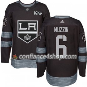 Adidas Maillot de Hockey Los Angeles Kings Jake Muzzin 6 1917-2017 100th Anniversary Noir Authentic - Homme